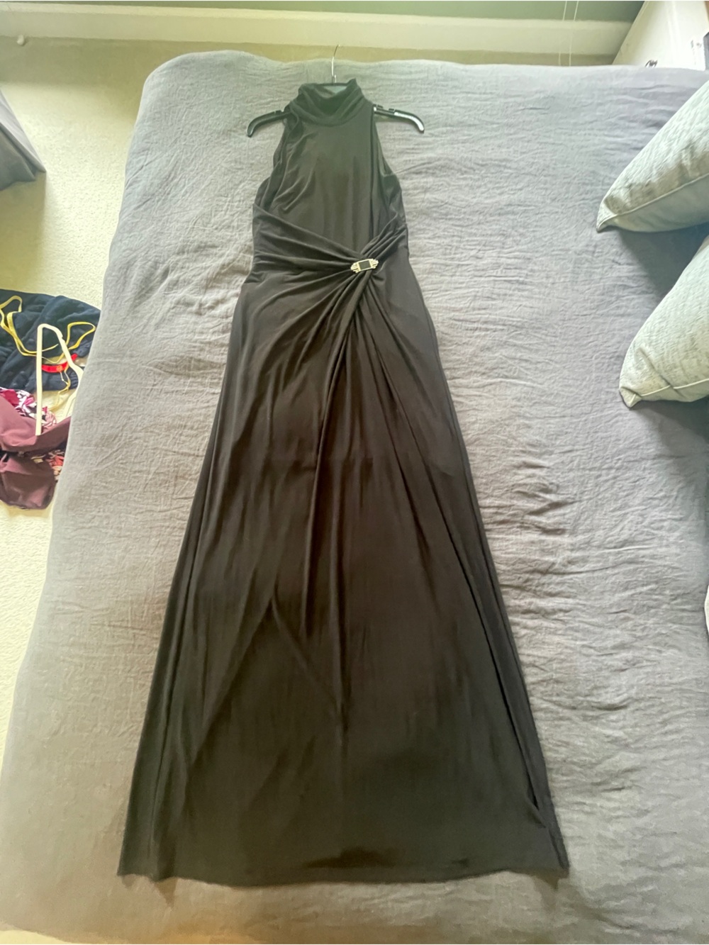Women's Ralph Lauren Evening - Sleeveless Turtleneck Gown - Size 8